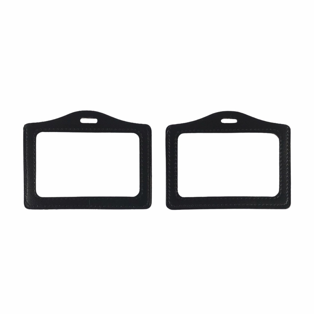 Bao đựng thẻ da 8.5x5.5cm 2 mặt kiếng ngang (50)