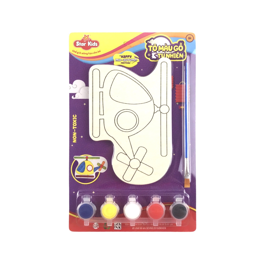 Gỗ tô màu Star Kids