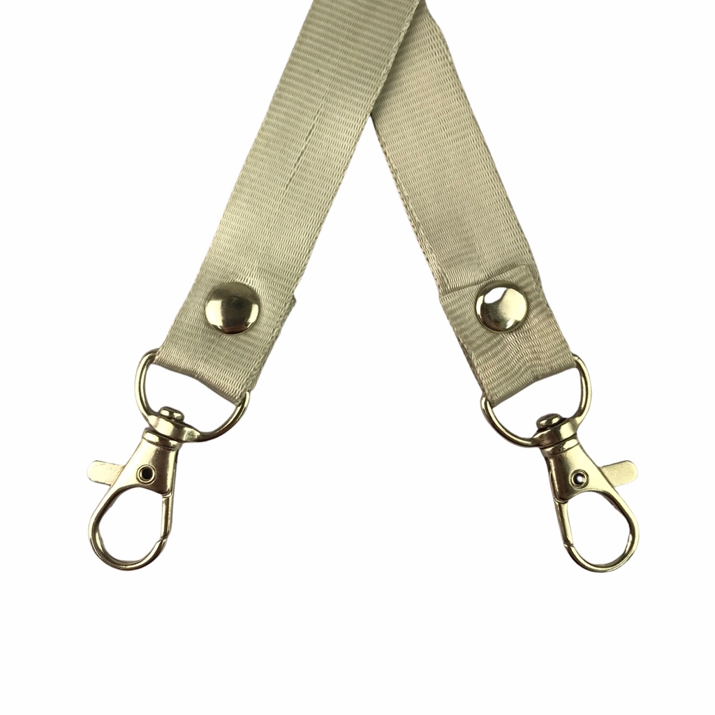 Dây đeo thẻ lụa 1.5cm đầu móc khóa [50] (100)