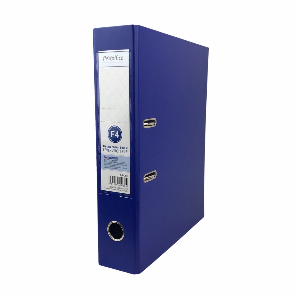 Bìa còng 2 mặt si TL Flexoffice FO-BC08 7cm F4 (10/40)