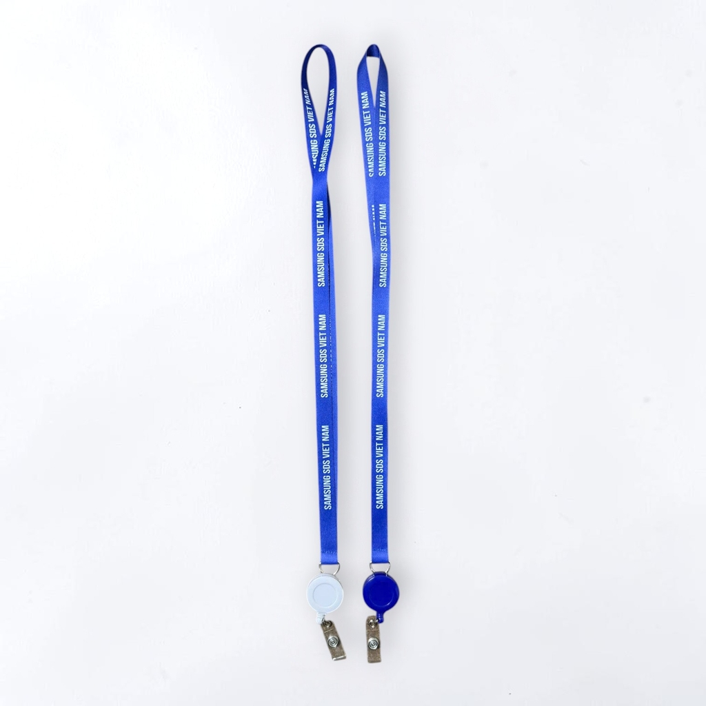 Dây đeo thẻ Satin 1cm/1.5cm/2cm gắn yoyo co rút