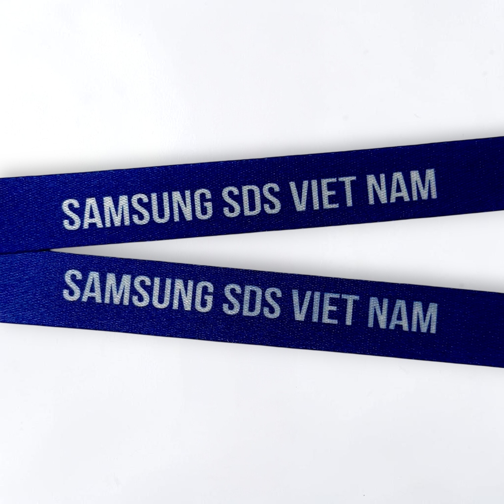 Dây đeo thẻ Satin 1cm/1.5cm/2cm gắn yoyo co rút