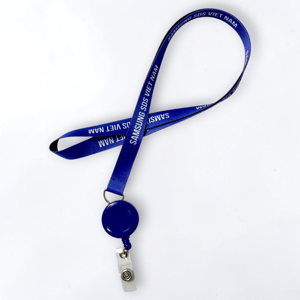 Dây đeo thẻ Satin 1cm/1.5cm/2cm gắn yoyo co rút