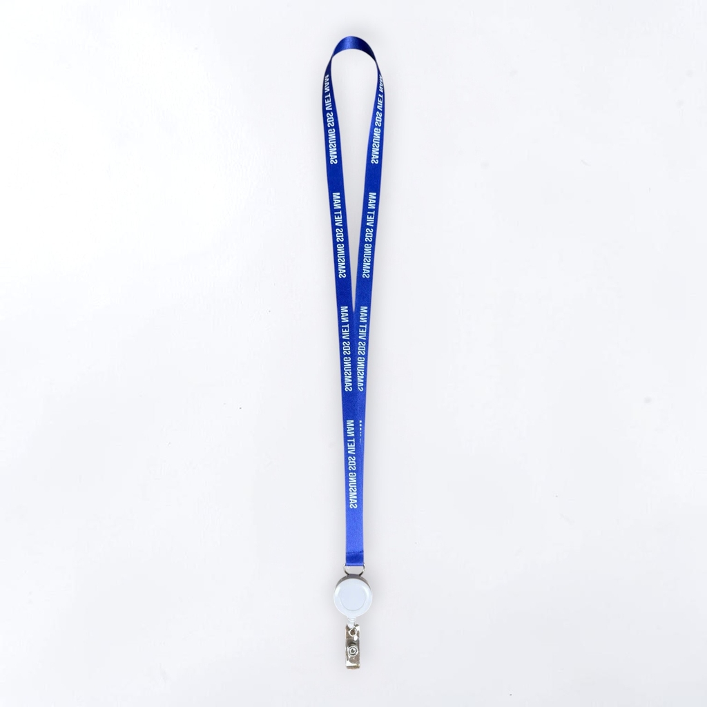 Dây đeo thẻ Satin 1cm/1.5cm/2cm gắn yoyo co rút