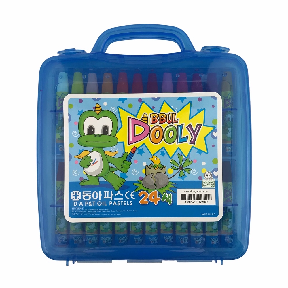 Bút sáp dầu D.A P&T Dooly 12 màu / 18 màu / 24 màu