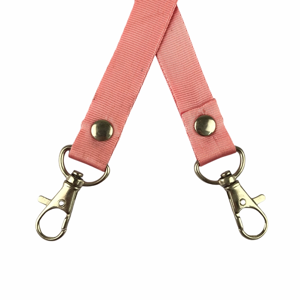 Dây đeo thẻ lụa 1.5cm đầu móc khóa [50] (100)