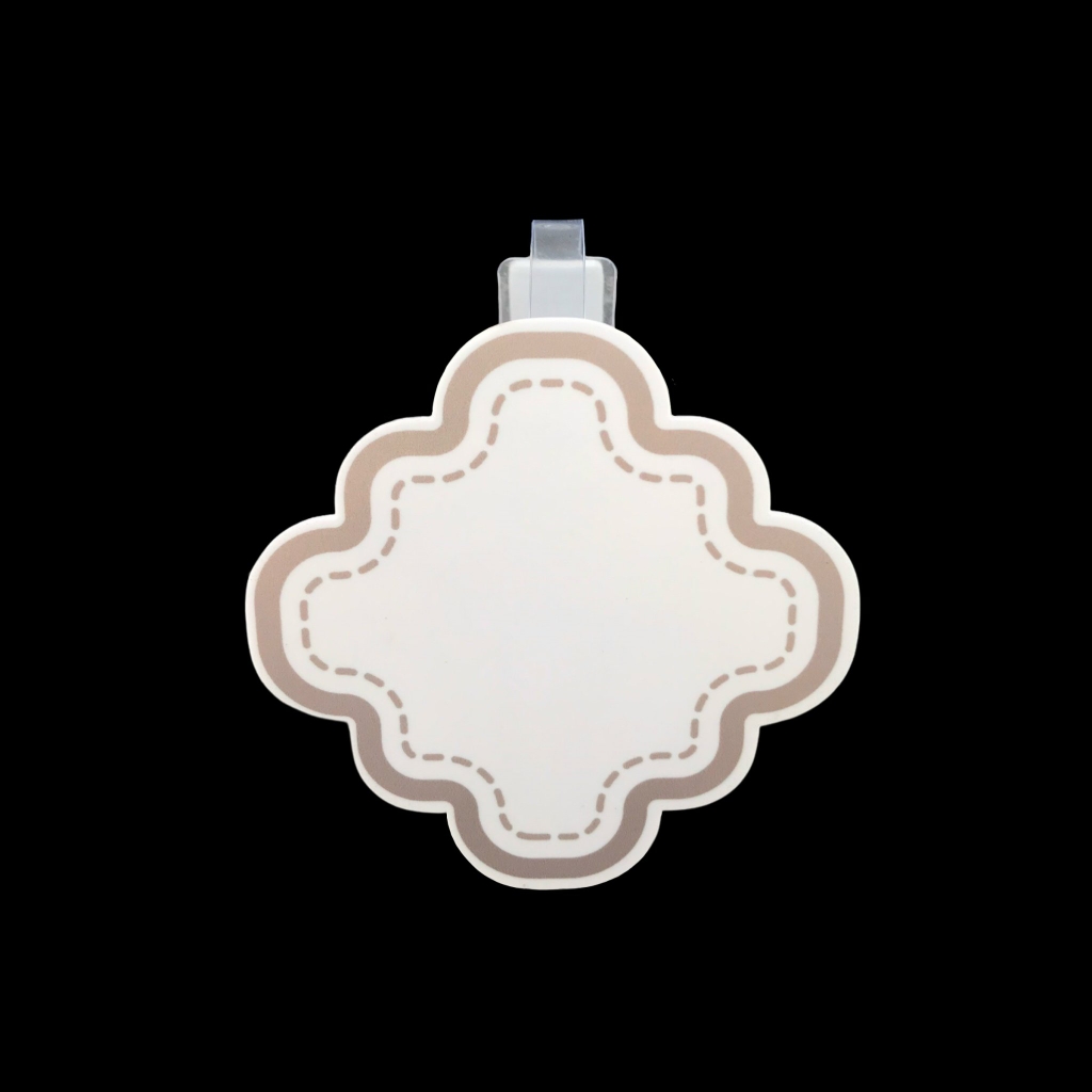 Wobbler nhựa WB-N01 / WB-N02 / WB-N03 / WB-N04 / WB-N05 / WB-N06 / WB-N07 / WB-N08 8cm dán formex 2mm (2,10)