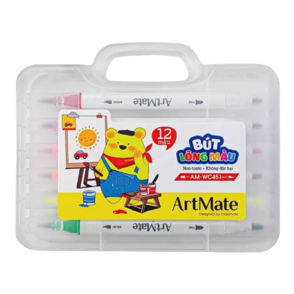 Bút lông màu 2 đầu ArtMate AM-WC451 / AM-WC453