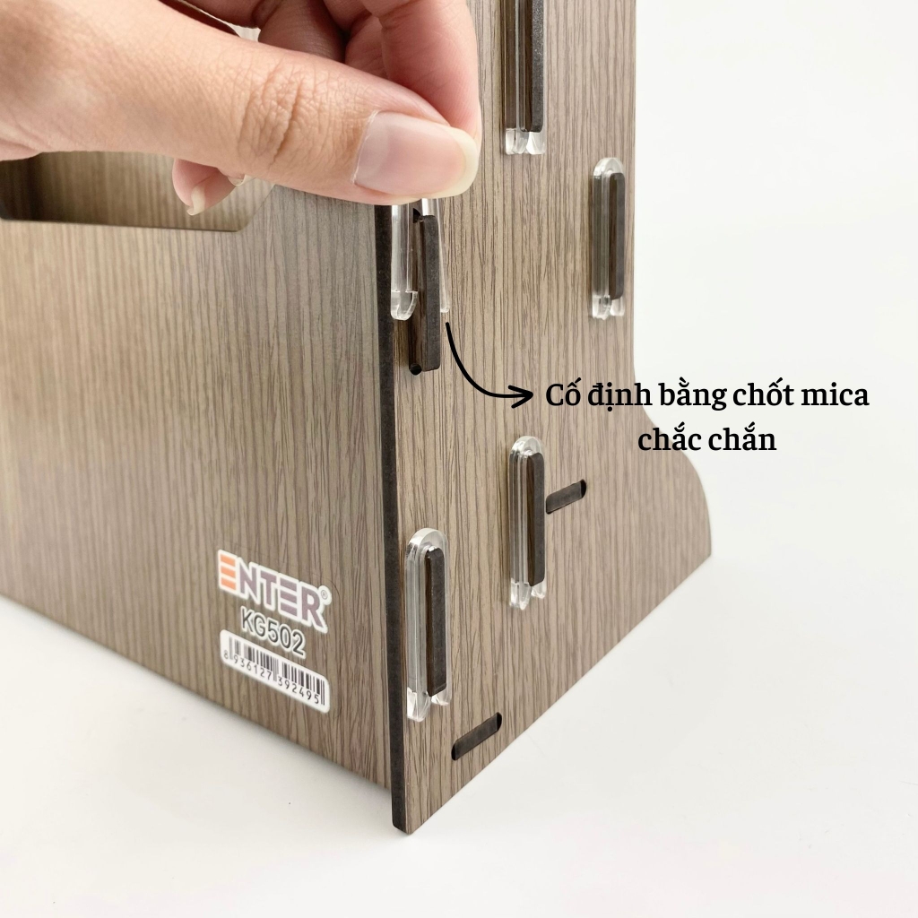 Kệ gỗ 2 ngăn Enter KG502 A5 lắp ráp