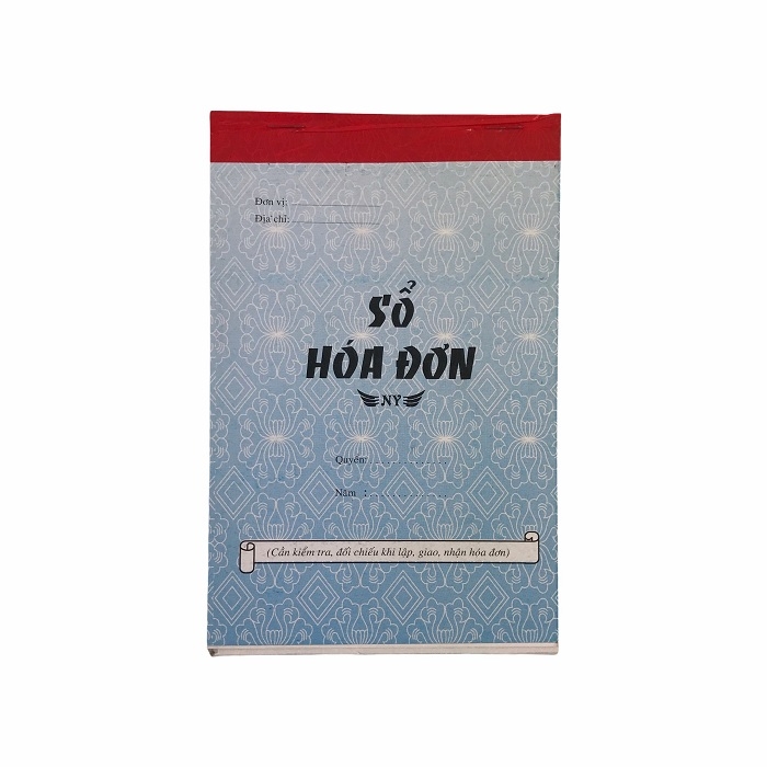 Hóa đơn bán lẻ NY 13x20cm 3 liên 33 bộ có đế (10/100)