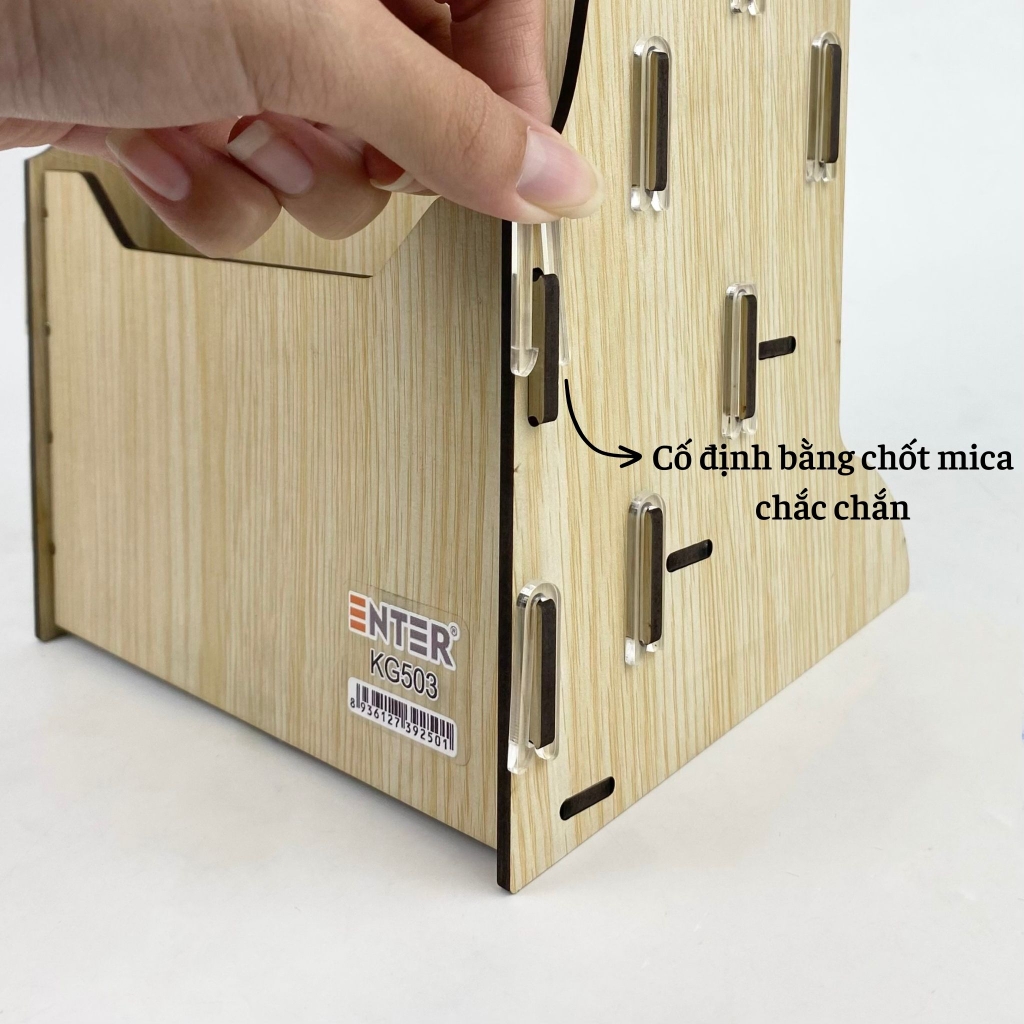 Kệ gỗ 3 ngăn Enter Enter KG503 A5 lắp ráp