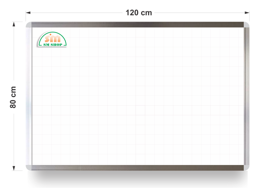 Bảng mica trắng TV nhôm chỉ