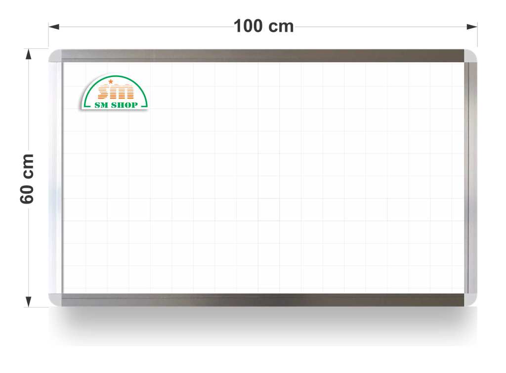 Bảng mica trắng TV nhôm chỉ