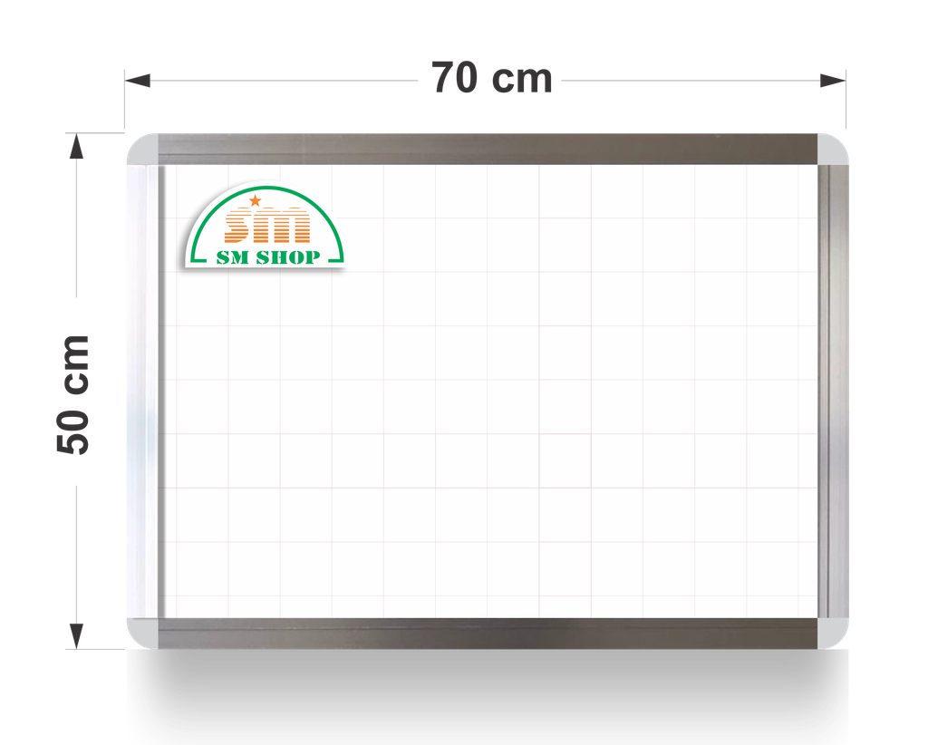 Bảng mica trắng TV nhôm chỉ