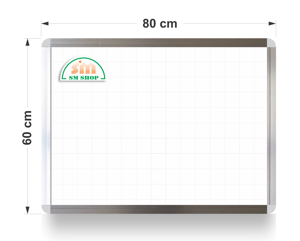 Bảng mica trắng TV nhôm chỉ