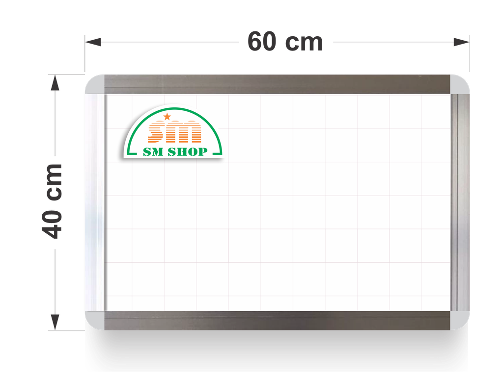 Bảng mica trắng TV nhôm chỉ