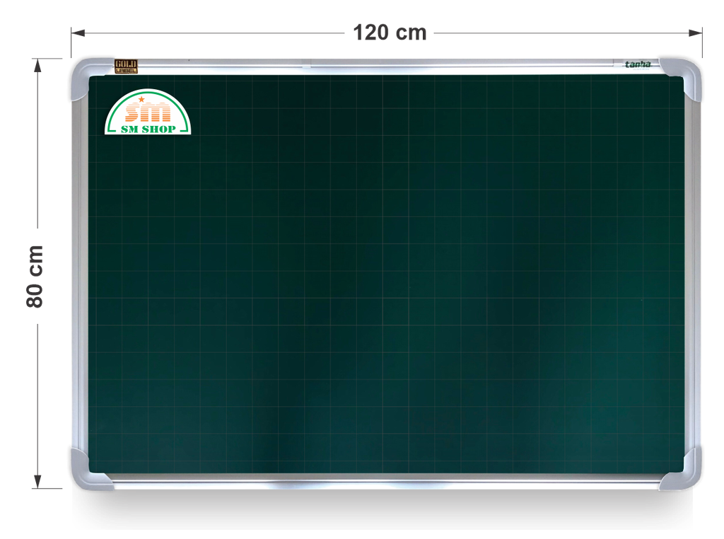 Bảng từ xanh TH khung nhôm F12