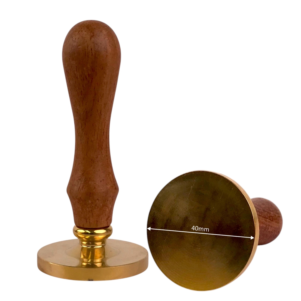 Phôi đồng Φ20mm / Φ24mm/Φ28mm / Φ30mm / Φ35mm /Φ40mm cán gỗ, dấu cán đồng, dấu chấm mực