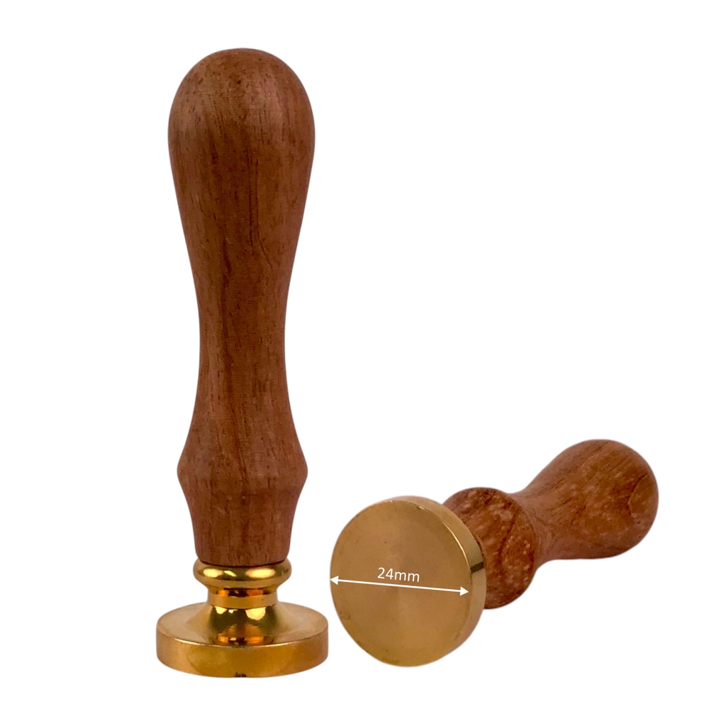 Phôi đồng Φ20mm / Φ24mm/Φ28mm / Φ30mm / Φ35mm /Φ40mm cán gỗ, dấu cán đồng, dấu chấm mực