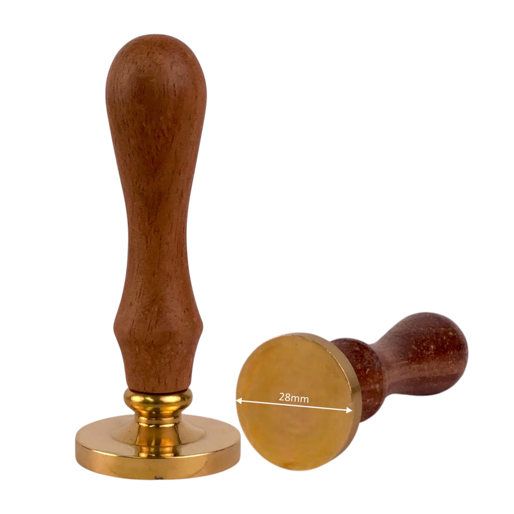 Phôi đồng Φ20mm / Φ24mm/Φ28mm / Φ30mm / Φ35mm /Φ40mm cán gỗ, dấu cán đồng, dấu chấm mực