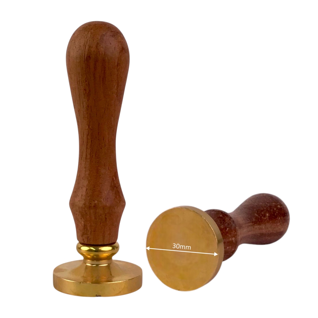 Phôi đồng Φ20mm / Φ24mm/Φ28mm / Φ30mm / Φ35mm /Φ40mm cán gỗ, dấu cán đồng, dấu chấm mực