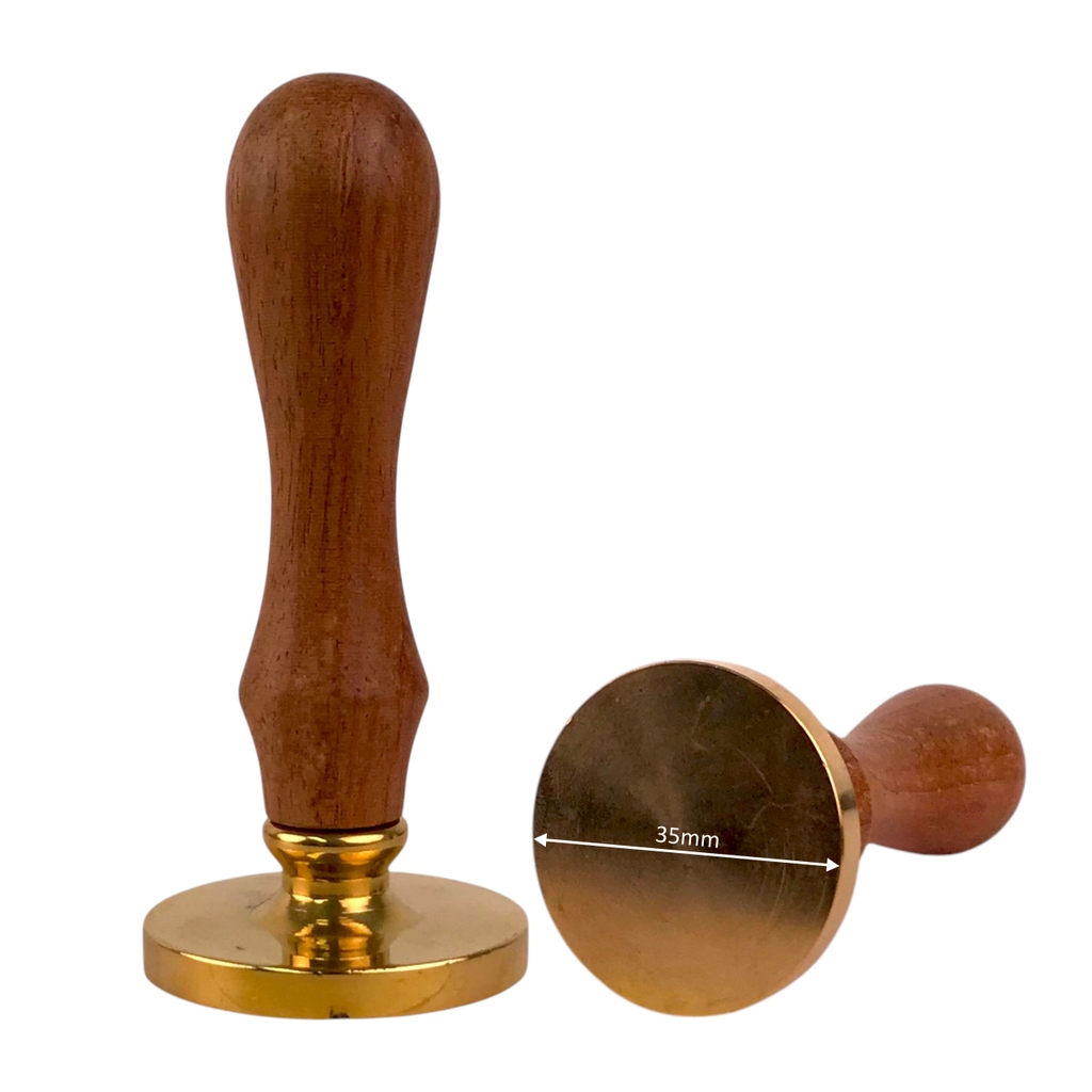 Phôi đồng Φ20mm / Φ24mm/Φ28mm / Φ30mm / Φ35mm /Φ40mm cán gỗ, dấu cán đồng, dấu chấm mực