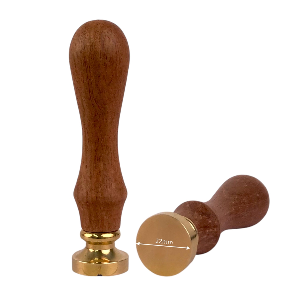 Phôi đồng Φ22mm /  Φ25mm /  Φ38mm /  Φ42mm /  Φ50mm cán gỗ, dấu cán đồng, dấu chấm mực