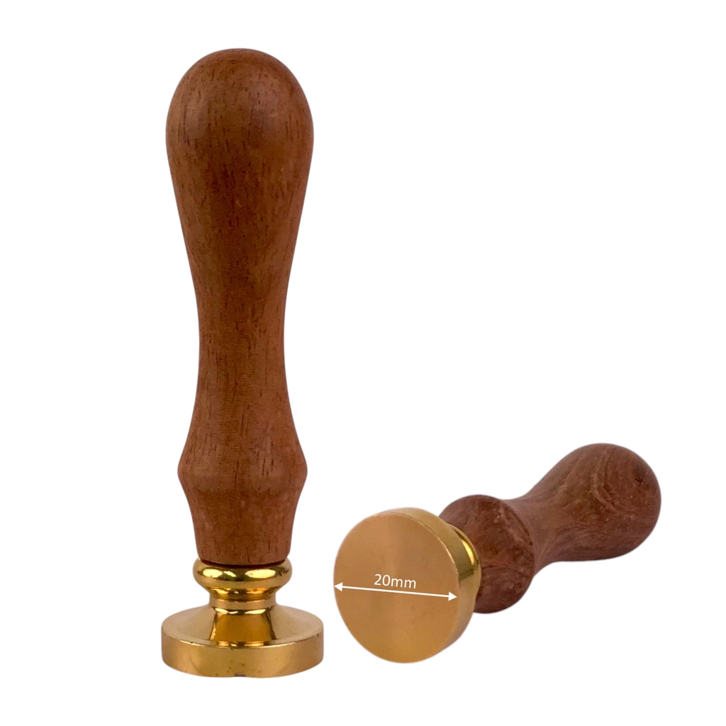 Phôi đồng Φ20mm / Φ24mm/Φ28mm / Φ30mm / Φ35mm /Φ40mm cán gỗ, dấu cán đồng, dấu chấm mực