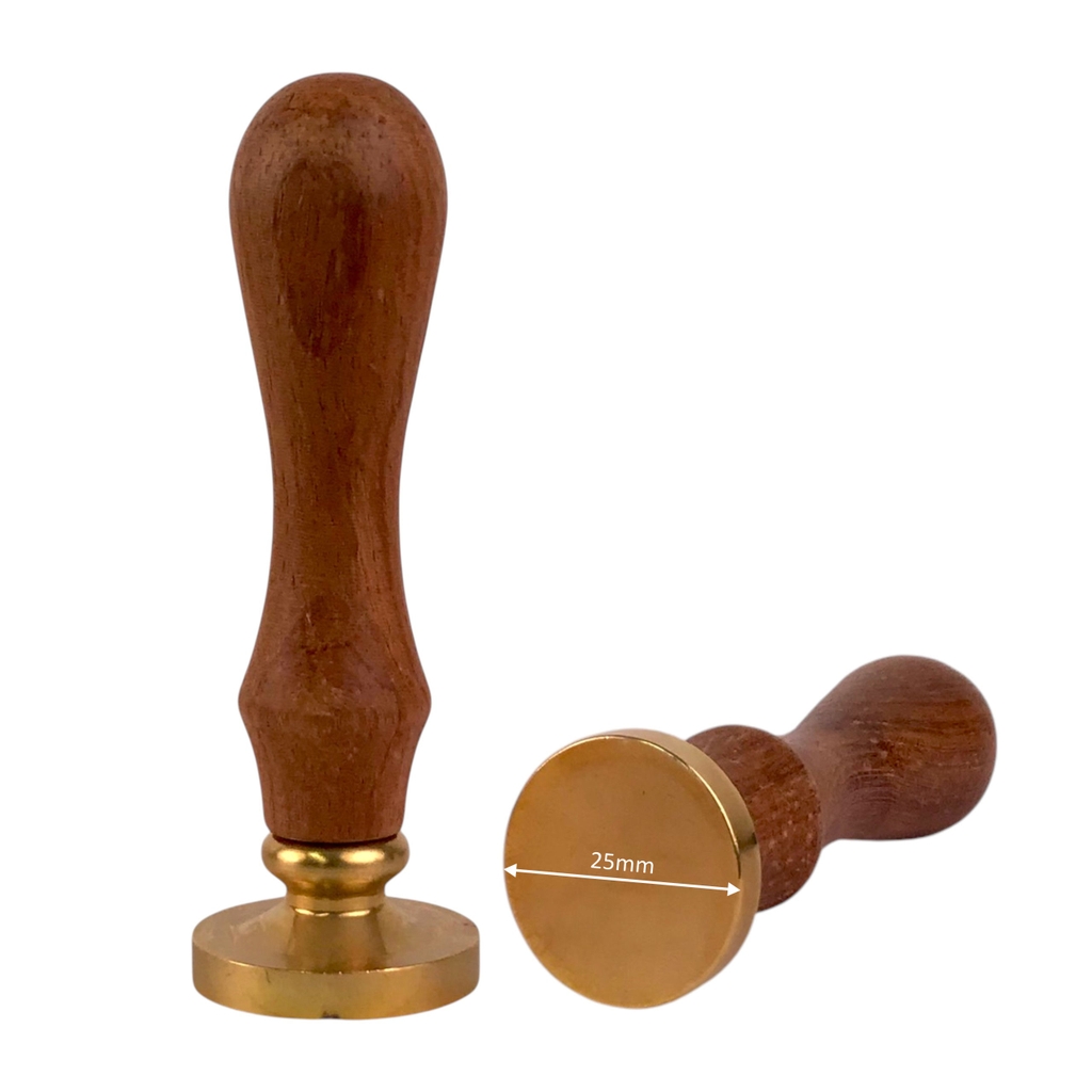 Phôi đồng Φ22mm /  Φ25mm /  Φ38mm /  Φ42mm /  Φ50mm cán gỗ, dấu cán đồng, dấu chấm mực