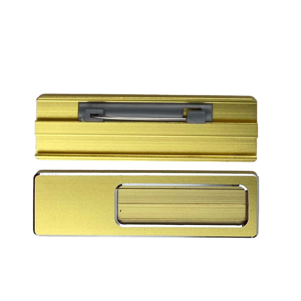 Phôi thẻ tên nhôm BT023 68x20mm hình chữ nhật