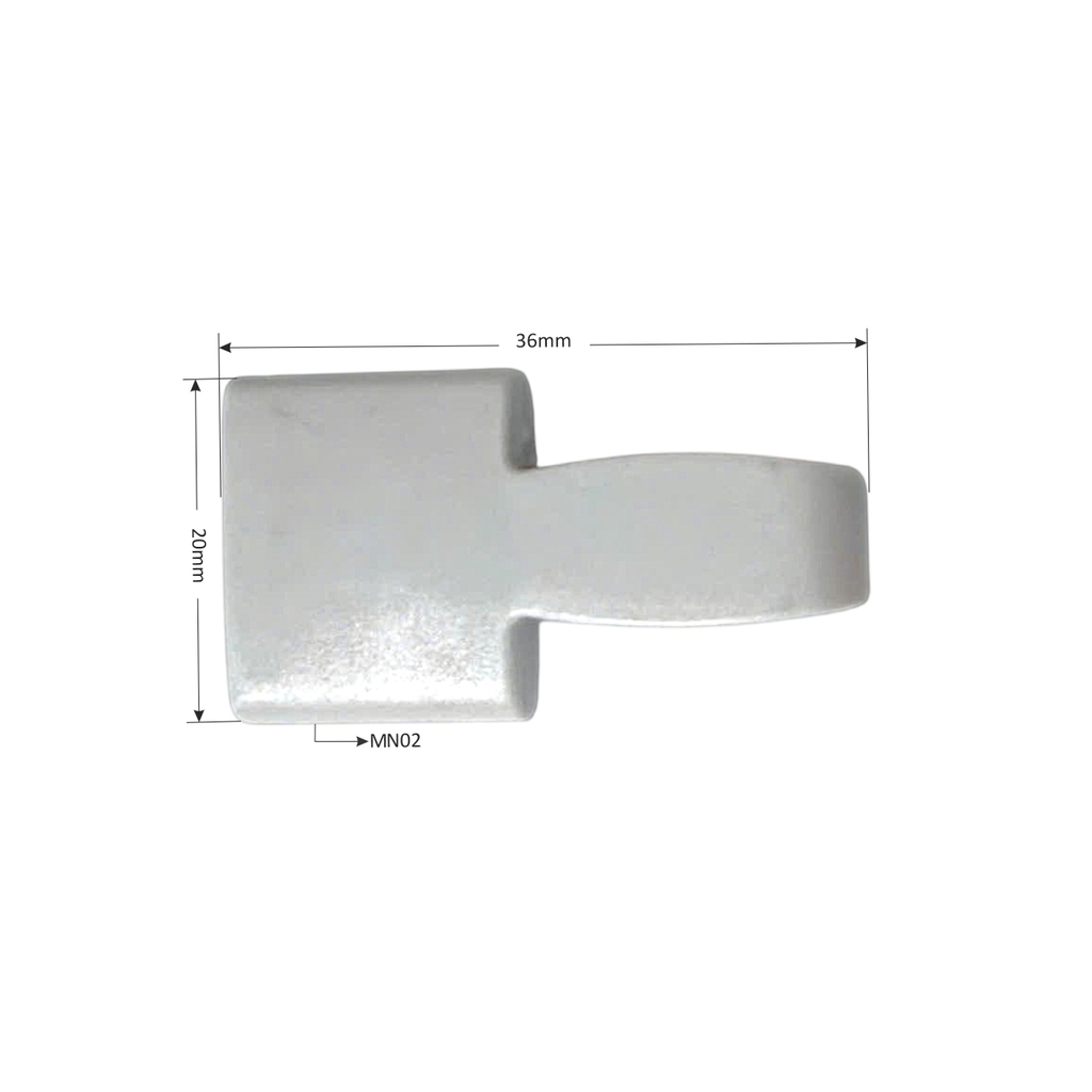 Móc nhựa MN01/MN02/MN08 xám