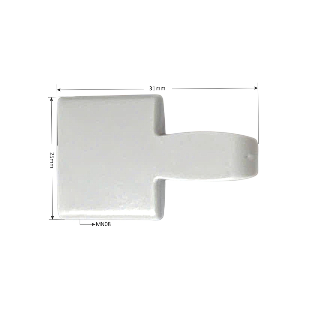 Móc nhựa MN01/MN02/MN08 xám