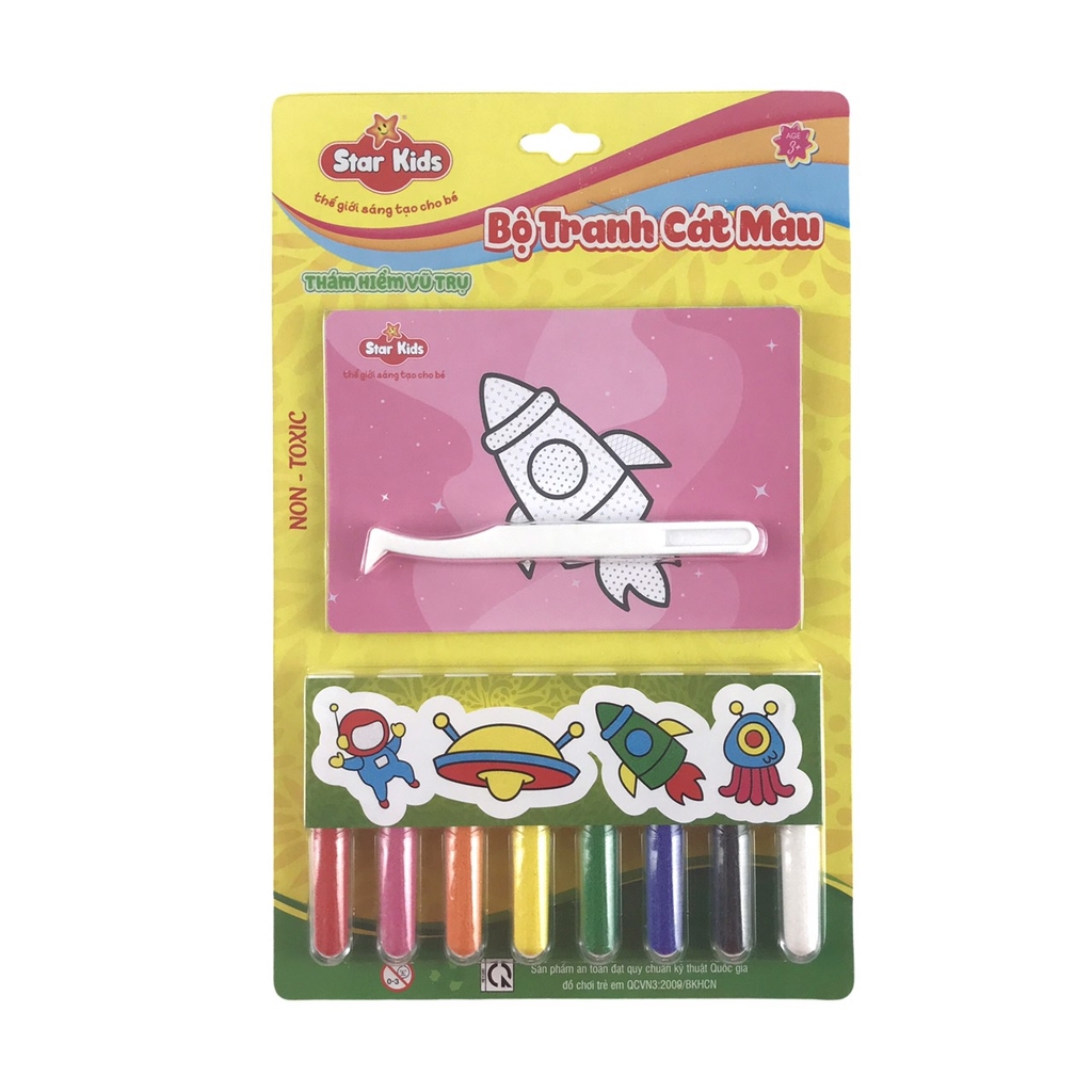 Bộ tranh cát màu Star Kids