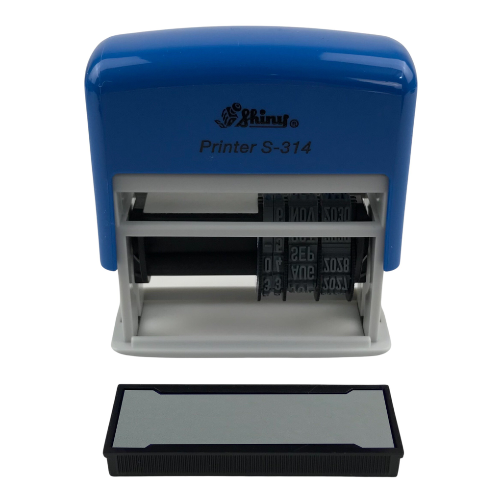 Dấu - Thẻ mực Shiny S314 25x10mm trắng