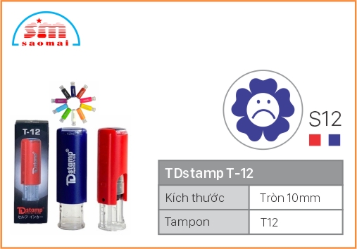 Dấu TD T12 Happy Icon Φ10mm