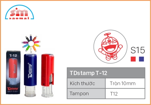 Dấu TD T12 Happy Icon Φ10mm