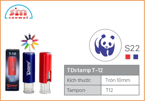 Dấu TD T12 Happy Icon Φ10mm