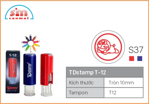Dấu TD T12 Happy Icon Φ10mm