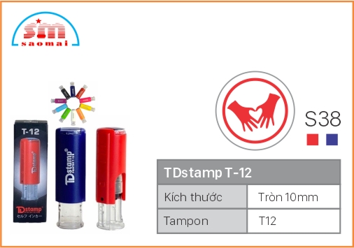 Dấu TD T12 Happy Icon Φ10mm