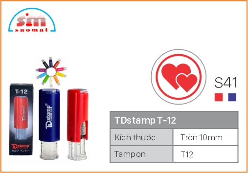 Dấu TD T12 Happy Icon Φ10mm