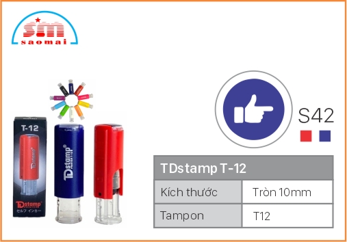 Dấu TD T12 Happy Icon Φ10mm