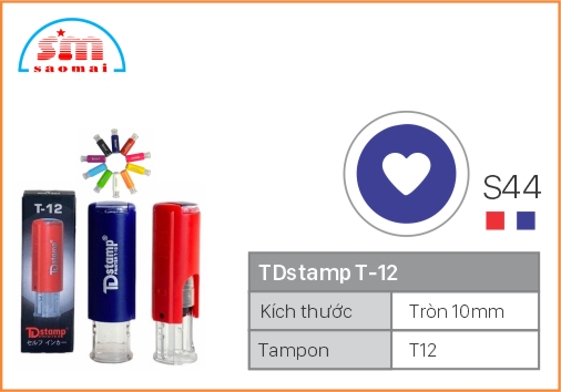 Dấu TD T12 Happy Icon Φ10mm