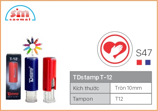 Dấu TD T12 Happy Icon Φ10mm