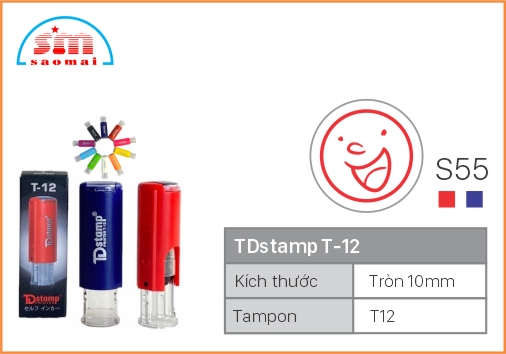 Dấu TD T12 Happy Icon Φ10mm