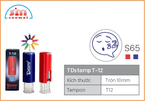 Dấu TD T12 Happy Icon Φ10mm