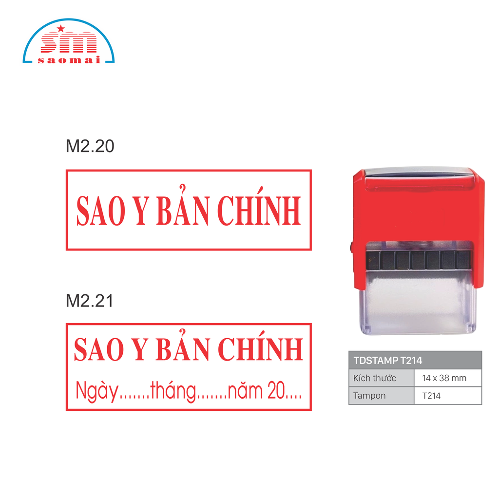 Dấu sao y bản chính S842 / T214 / S843 / S830D