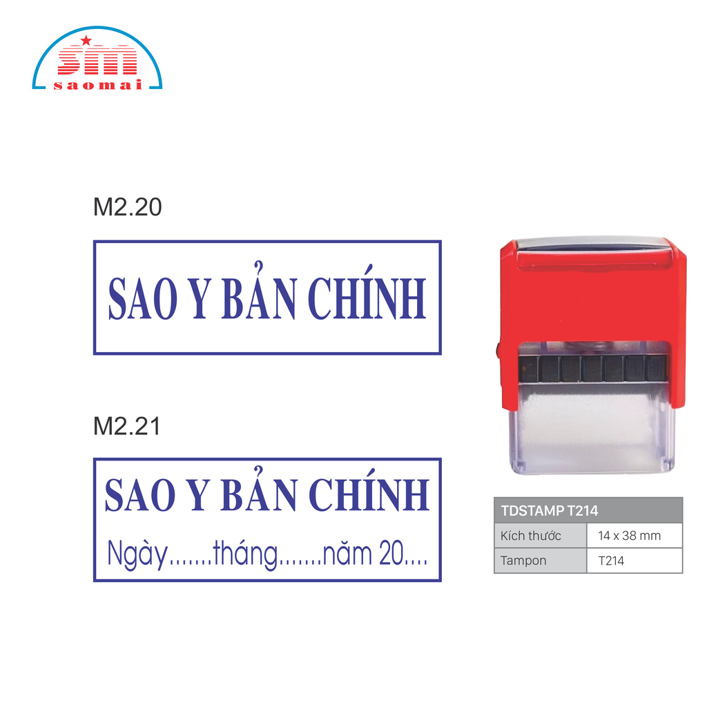 Dấu sao y bản chính S842 / T214 / S843 / S830D