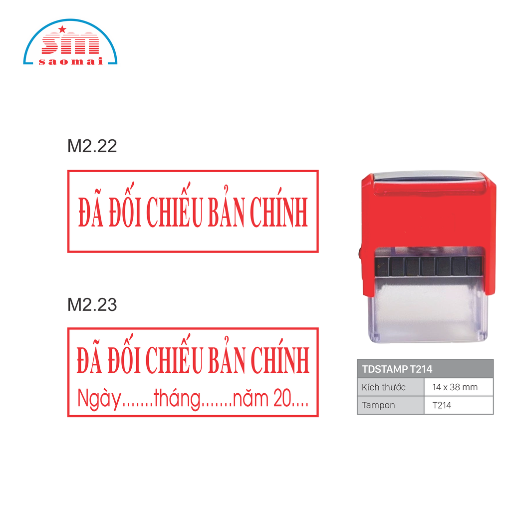 Dấu sao y bản chính S842 / T214 / S843 / S830D