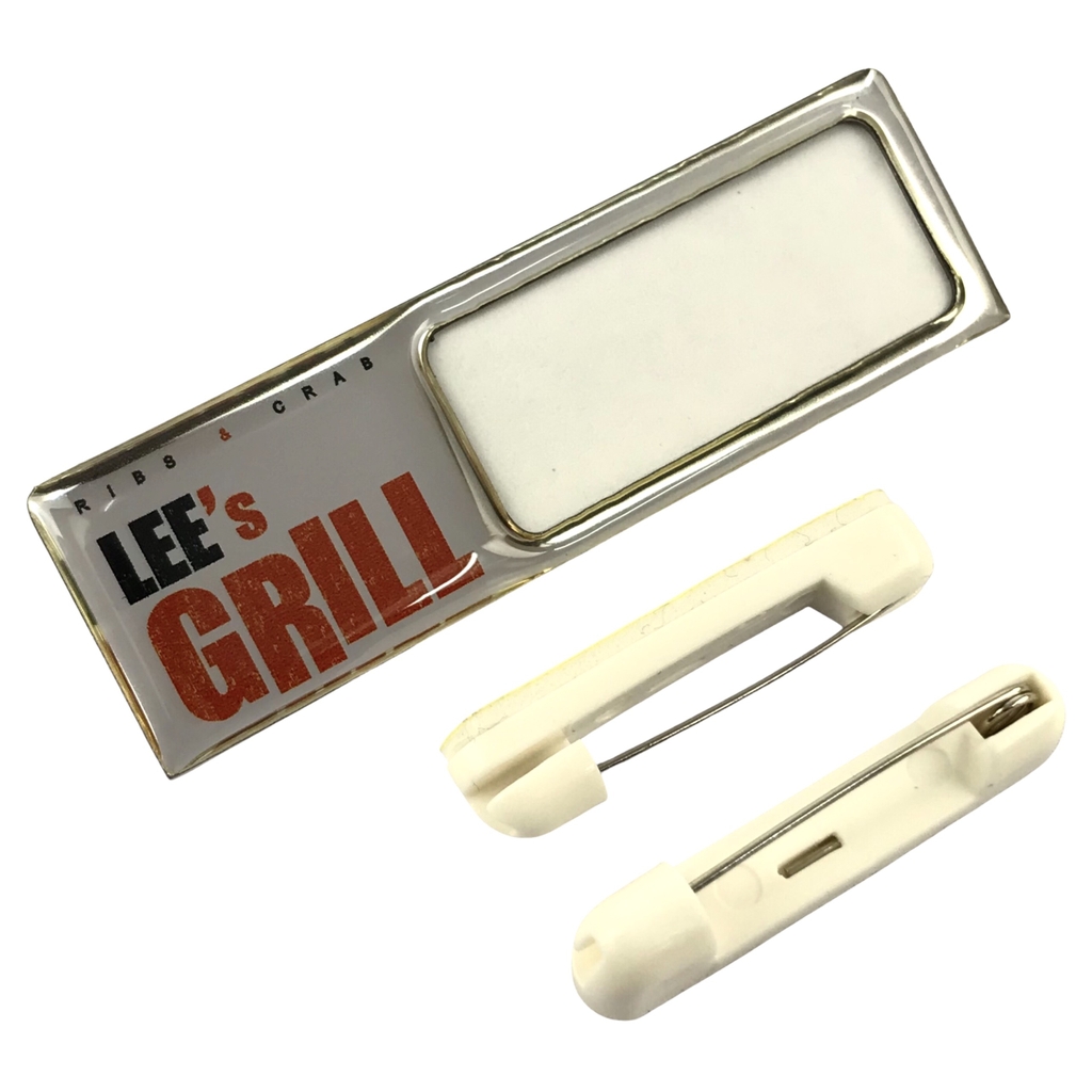 Thẻ tên kim loại uốn lồng giấy BT351 / BT352 / BT353 / BT354 / BT355 / BT354 / BT355 / BT356 / BT357 / BT358 60x20mm