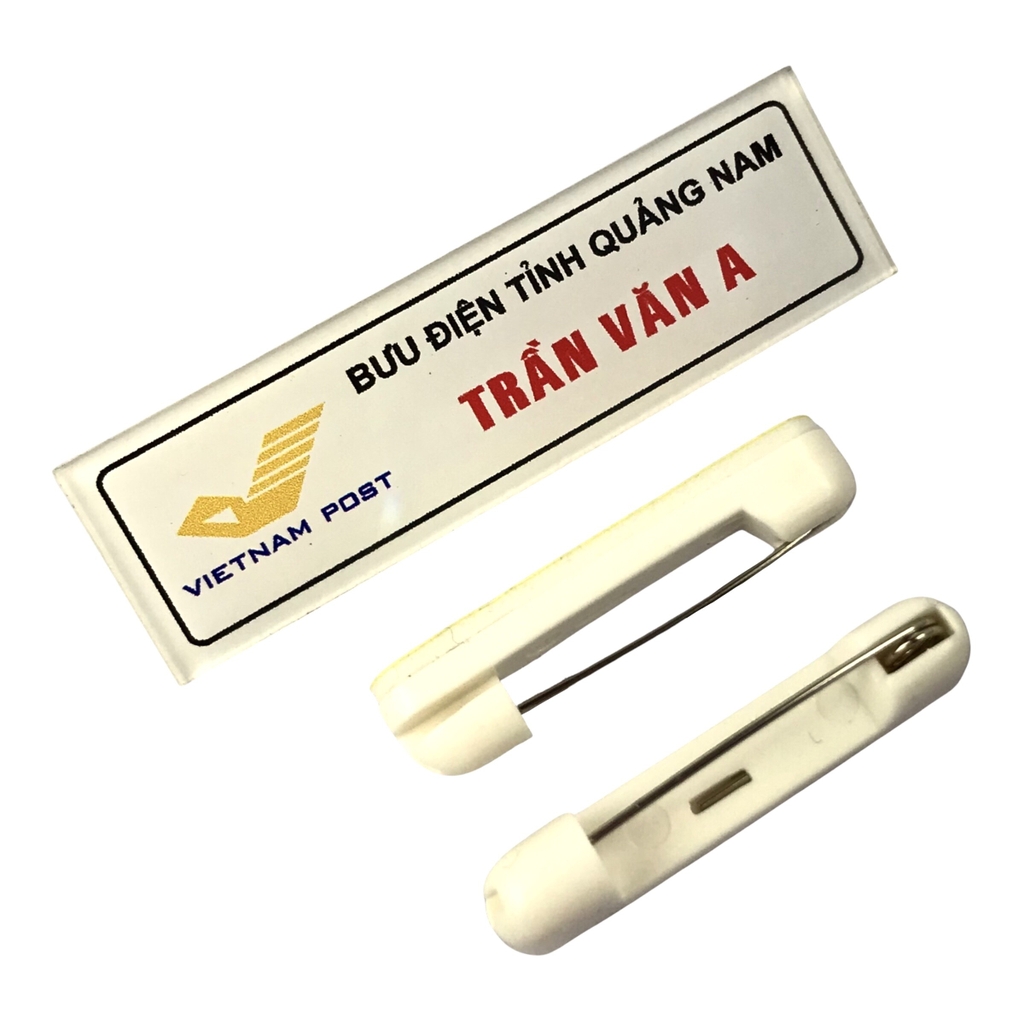 Thẻ tên mica BT211 / BT212 / BT213 / BT214 / BT215 / BT216 / BT217 / BT218 / BT221 / BT231 60x20mm